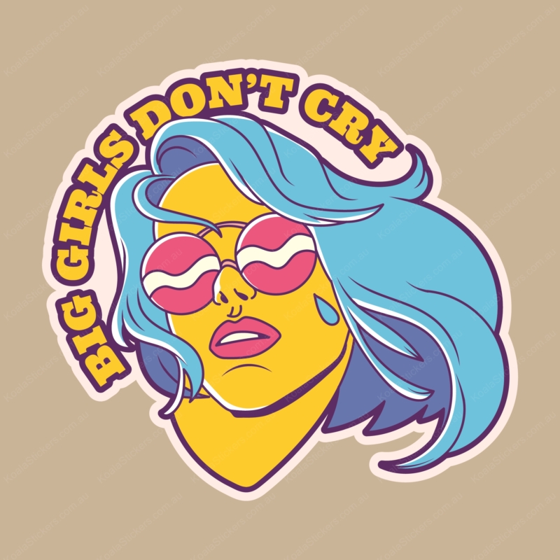 Koala Stickers: Big Girls Don't Cry