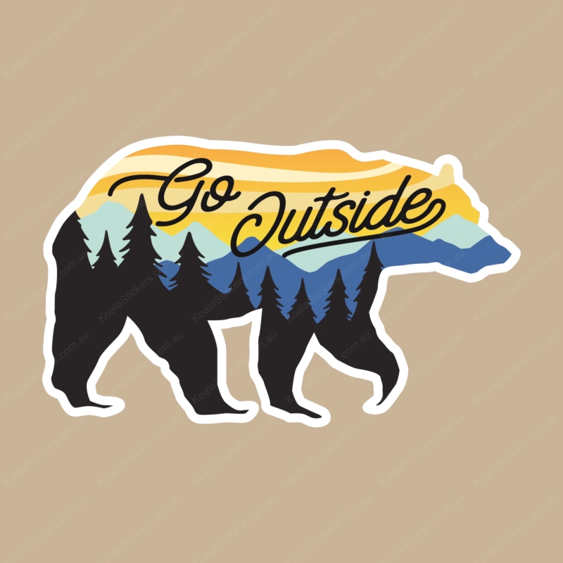Koala Stickers: Wild Outside Spirit
