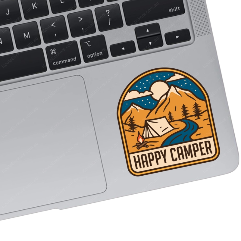 Koala Stickers: Happy Camper Sticker - Image 2