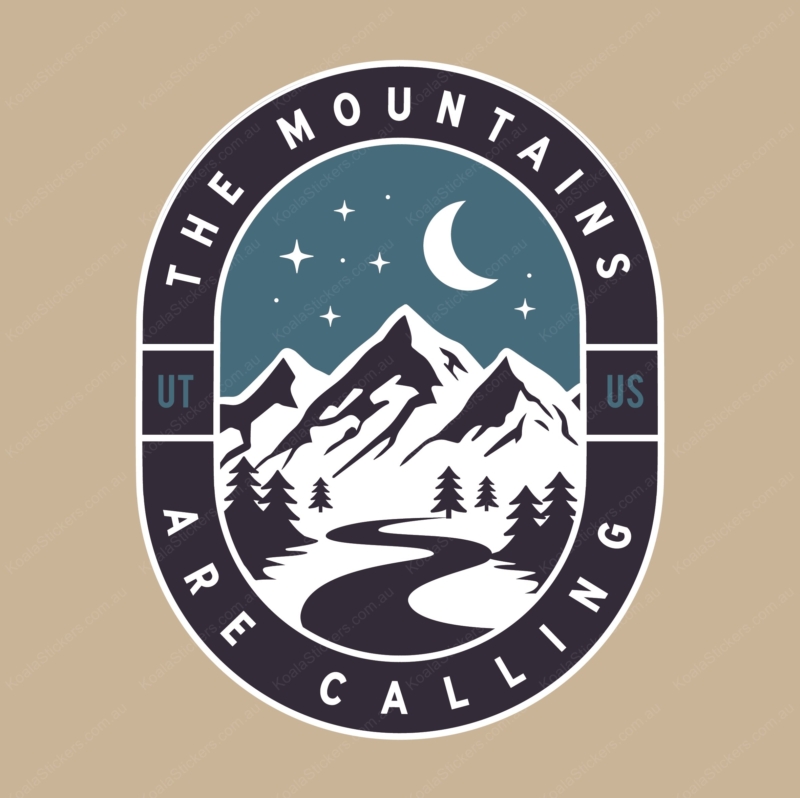 Koala Stickers: Mountains Are Calling