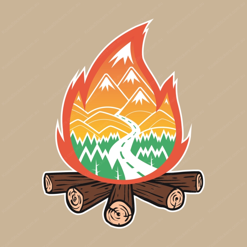Koala Stickers: Adventure Flame Journey