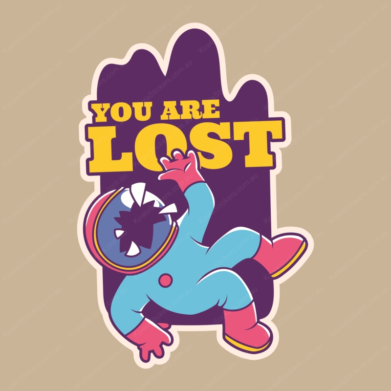 Koala Stickers: You Are Lost Sticker