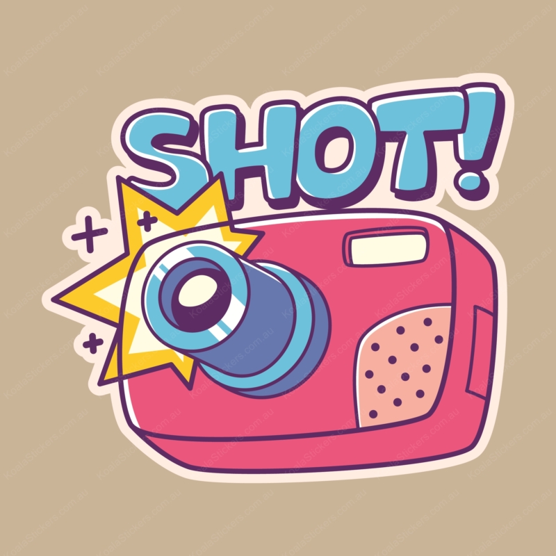 Koala Stickers: Camera Shot Sticker