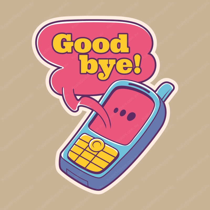 Koala Stickers: Good Bye Sticker