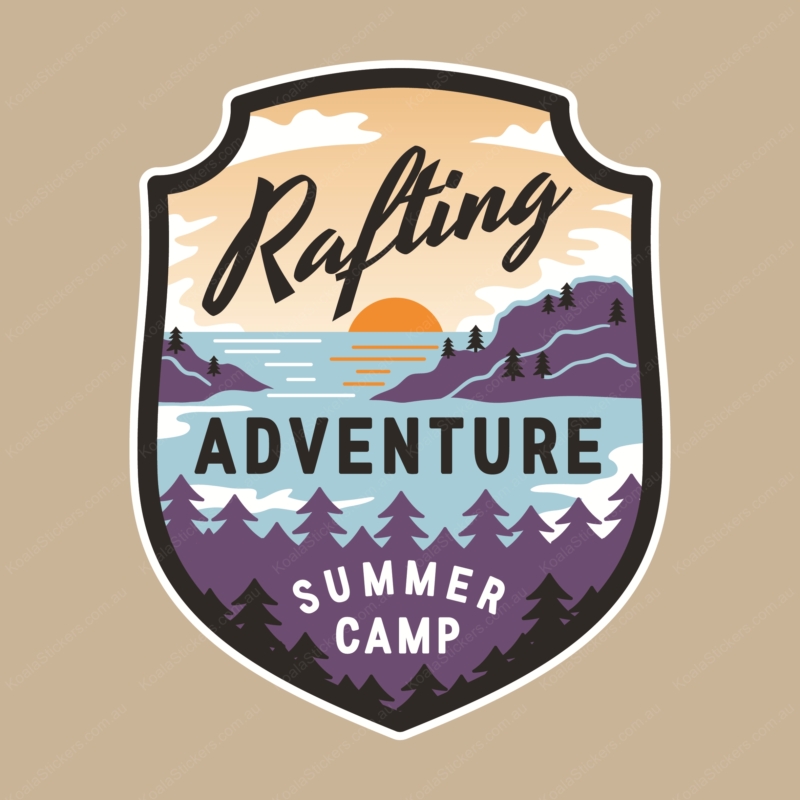 Koala Stickers: Rafting Adventure