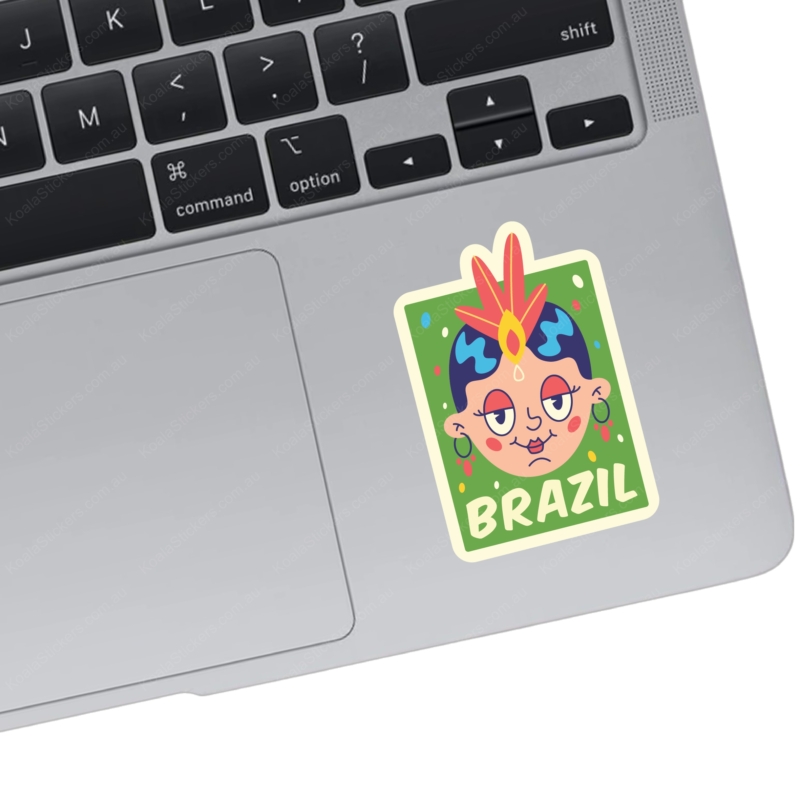 Koala Stickers: Brazil Brazil Sticker - Image 2
