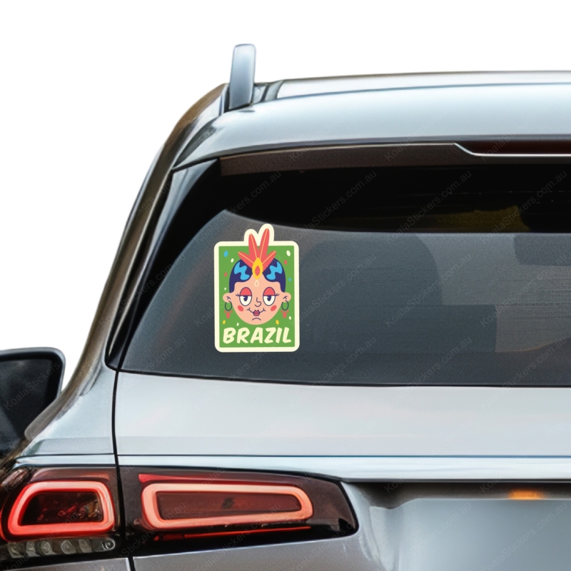 Koala Stickers: Brazil Brazil Sticker - Image 7