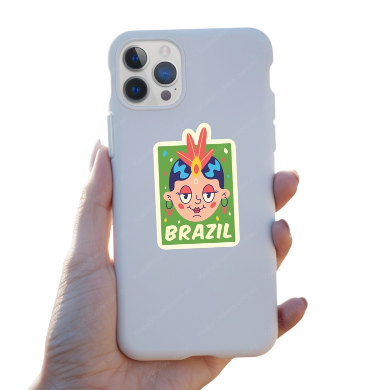 Koala Stickers: Brazil Brazil Sticker - Image 3