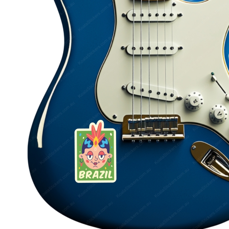 Koala Stickers: Brazil Brazil Sticker - Image 5