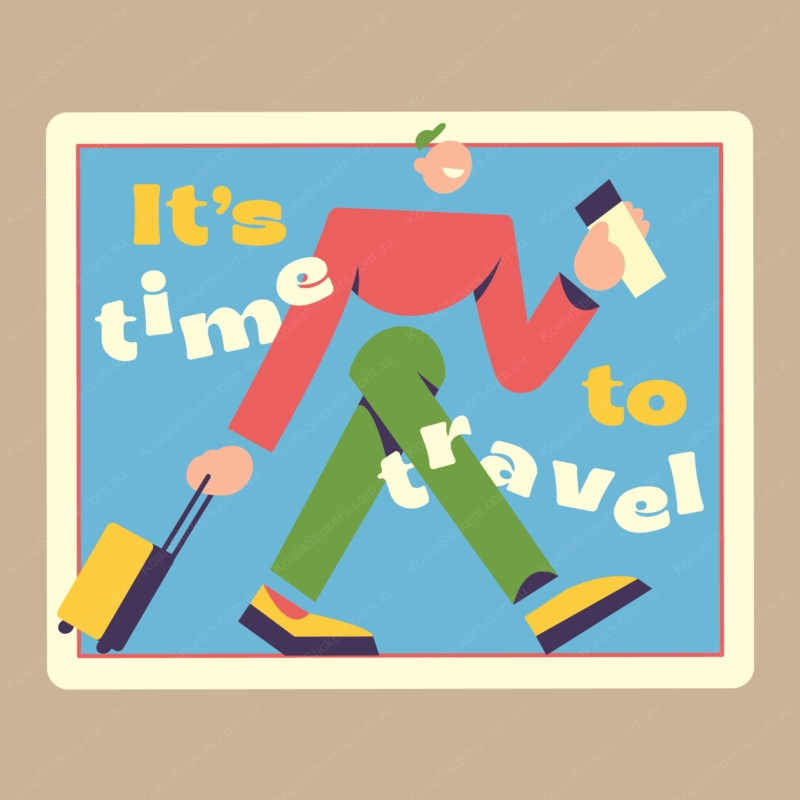 Koala Stickers: Time To Travel