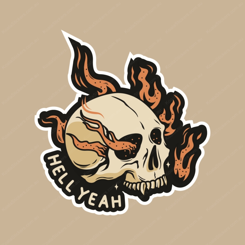 Koala Stickers: Hell Yeah Sticker