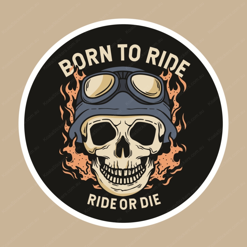Koala Stickers: Born to Ride