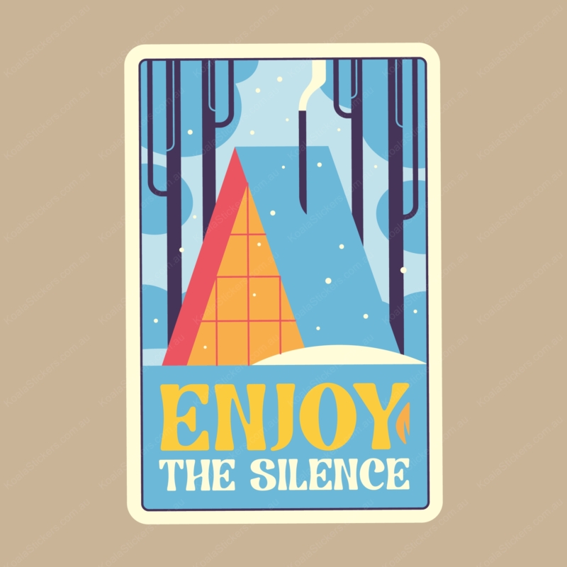 Koala Stickers: Enjoy the Silence