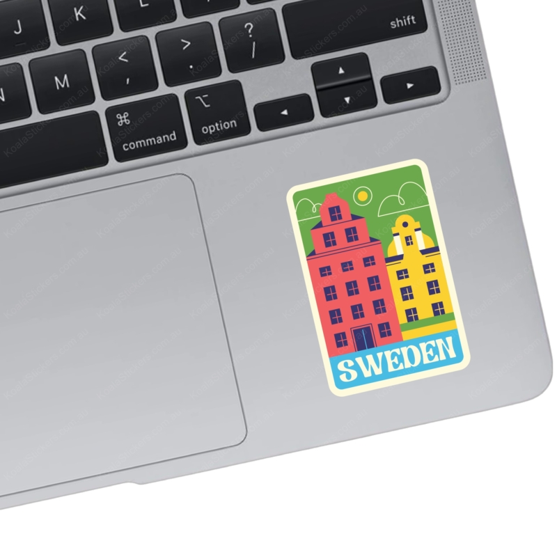 Koala Stickers: Colorful Sweden Buildings - Image 2