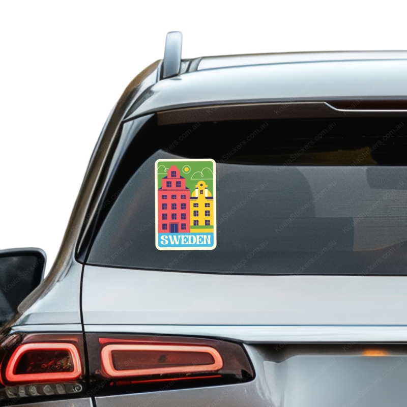 Koala Stickers: Colorful Sweden Buildings - Image 7