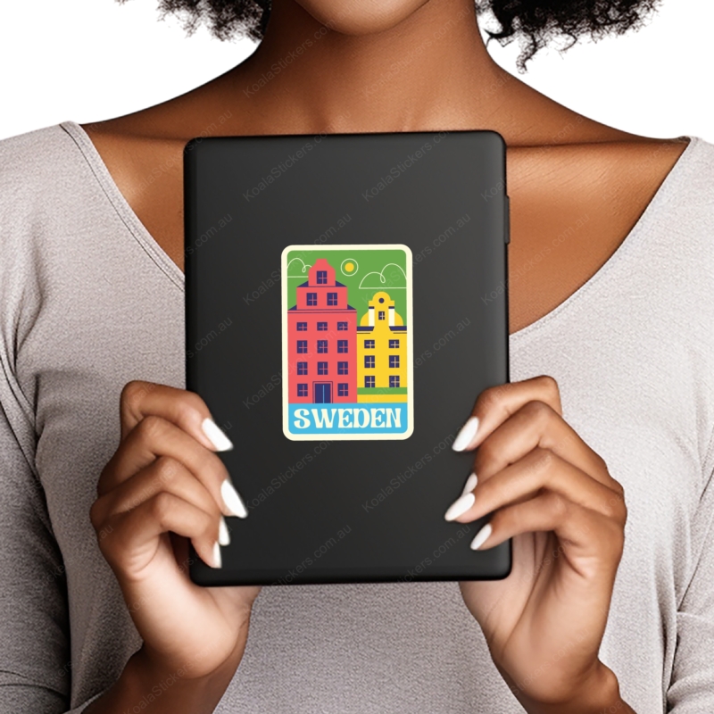 Koala Stickers: Colorful Sweden Buildings - Image 8
