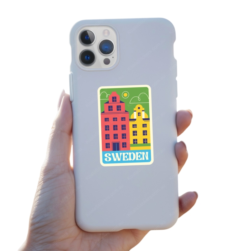 Koala Stickers: Colorful Sweden Buildings - Image 3