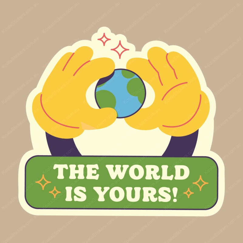 Koala Stickers: The World Is Yours