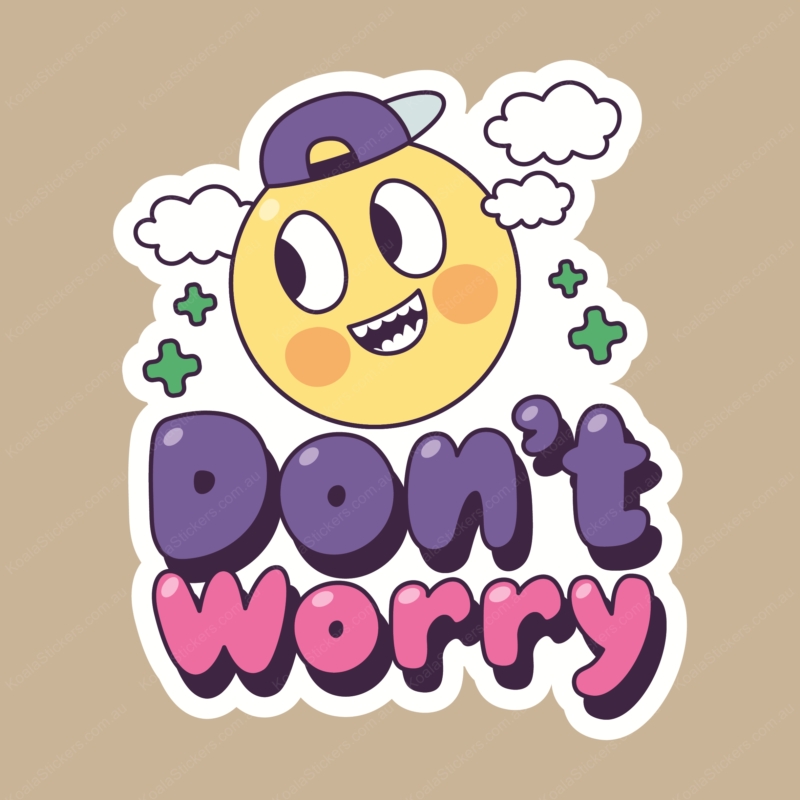 Koala Stickers: Don't Worry Sticker