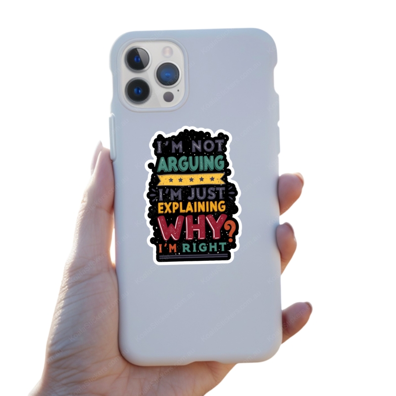 Koala Stickers: I'm Not Arguing - Image 3