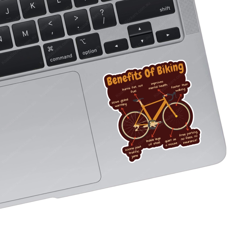 Koala Stickers: Benefits of Biking - Image 2