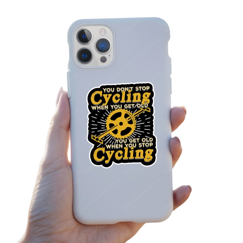 Koala Stickers: Do Not Stop Cycling - Image 3
