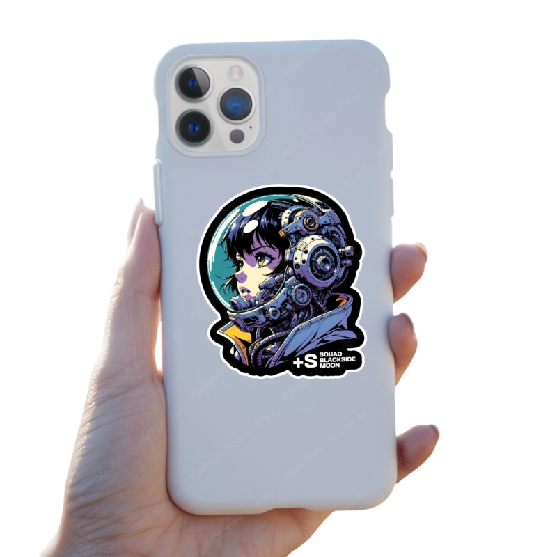 Koala Stickers: Black Side Moon - Image 3