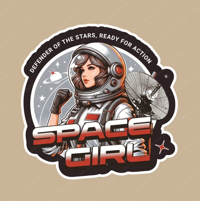 Koala Stickers: Space Girl