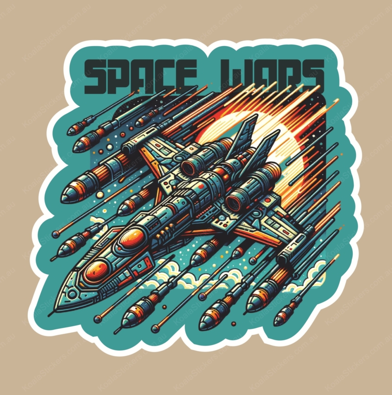 Koala Stickers: Space War