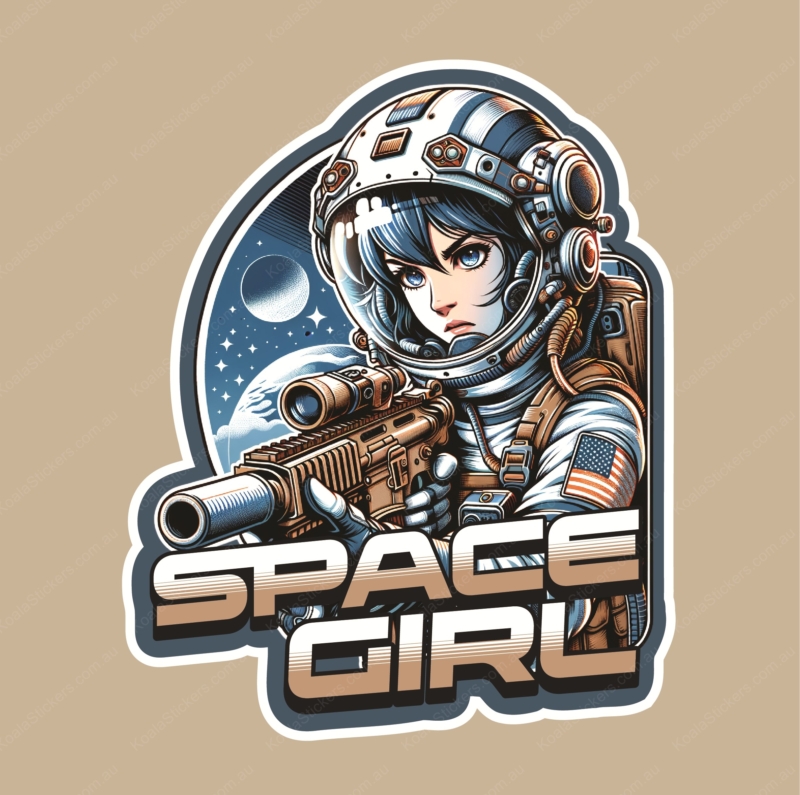 Koala Stickers: Space Girl