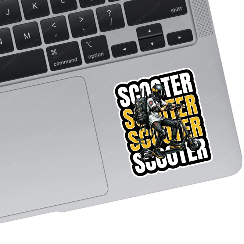 Koala Stickers: Scooter Sticker - Image 2