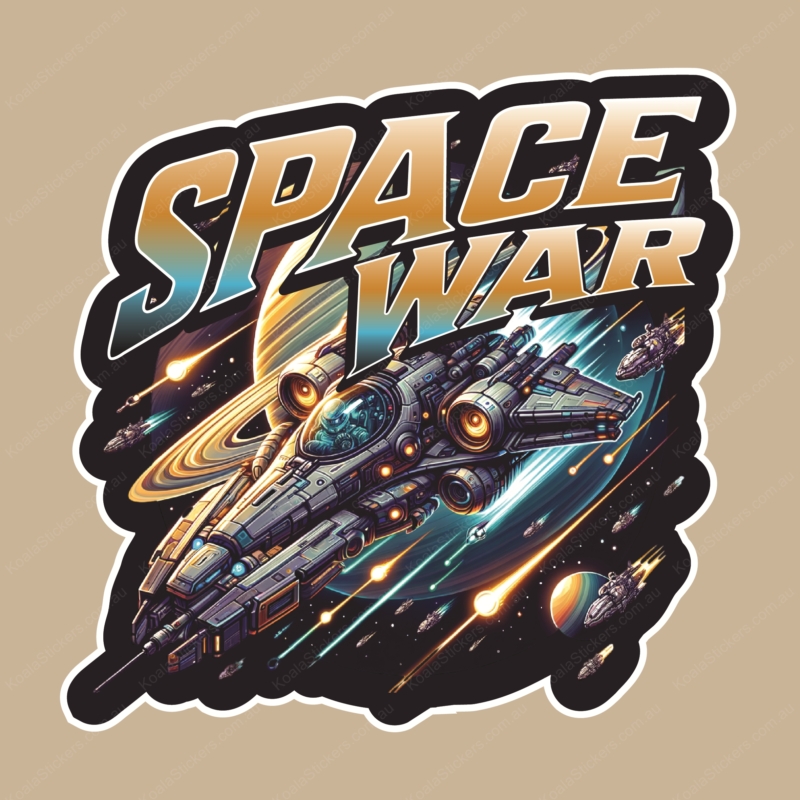 Koala Stickers: Space War
