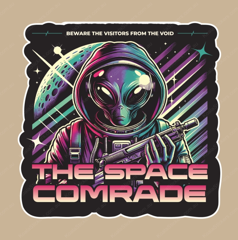 Koala Stickers: The Space Comrade