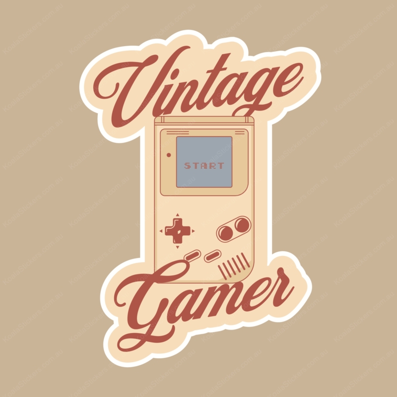 Koala Stickers: Vintage Gamer