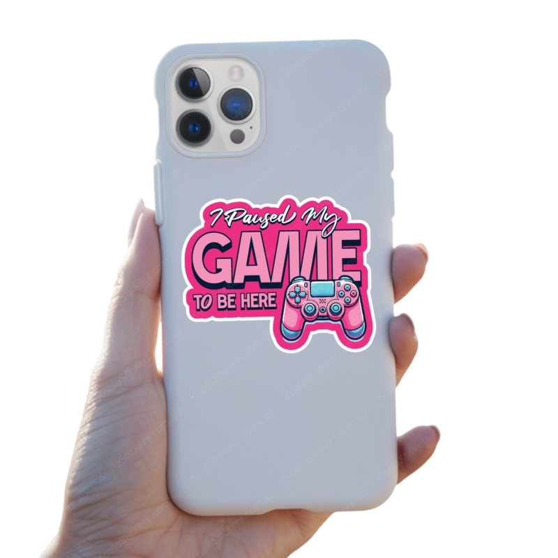 Koala Stickers: I Paused My Game - Image 3