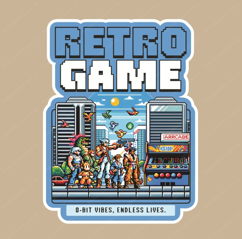 Koala Stickers: Retro Game