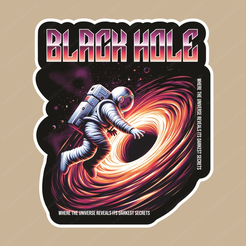 Koala Stickers: Black Hole