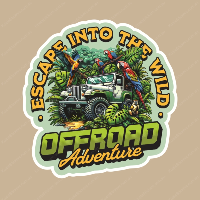 Koala Stickers: Escape into the Wild