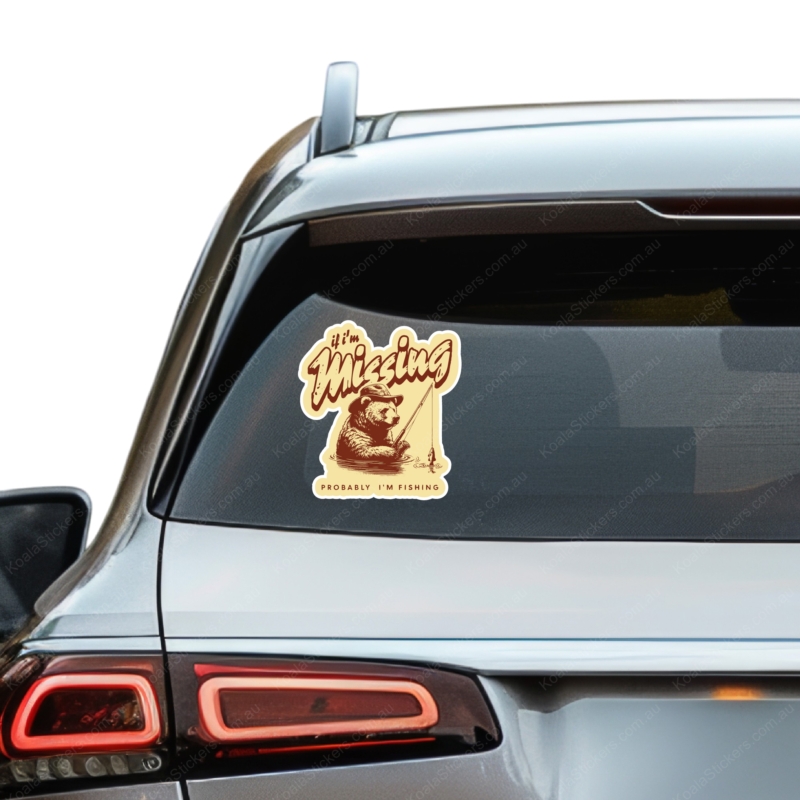 Koala Stickers: I am Fishing - Image 7