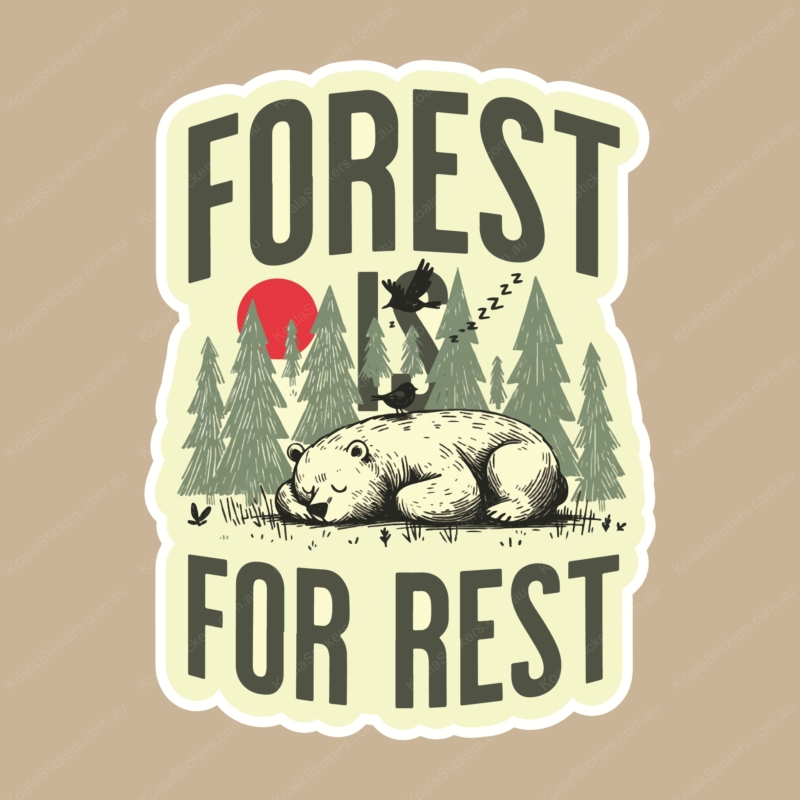 Koala Stickers: Forest for Rest