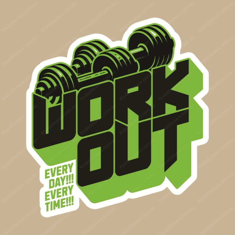 Koala Stickers: Work Out