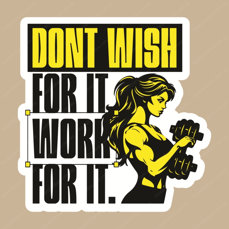 Koala Stickers: Work for It
