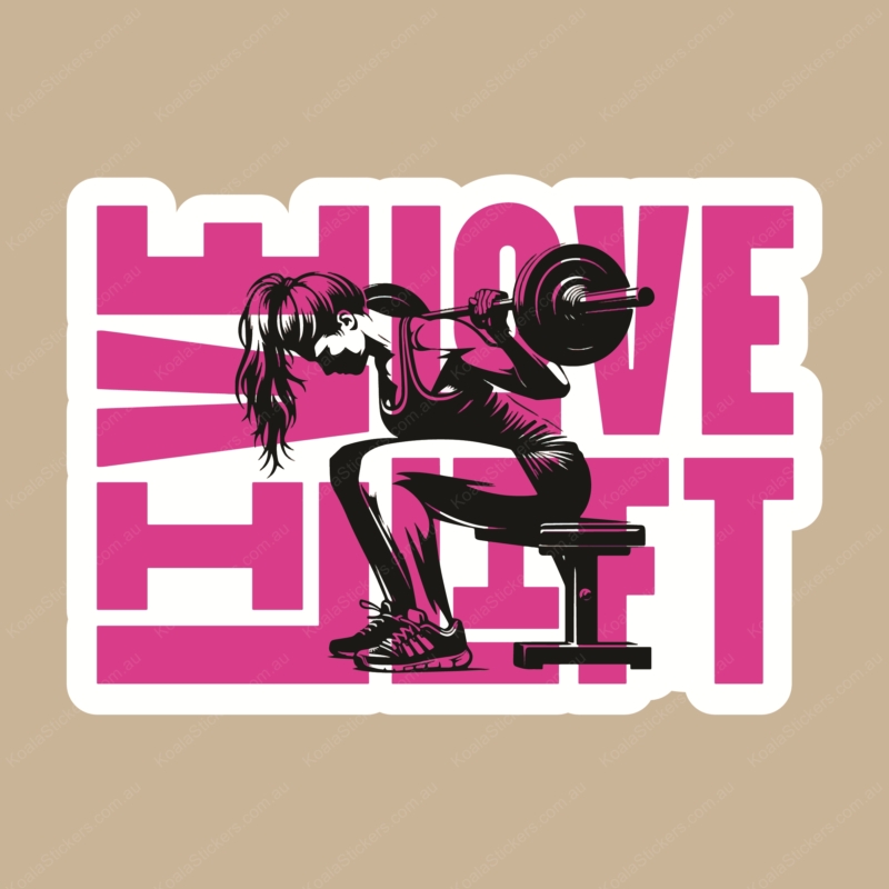 Koala Stickers: Live Love Lift