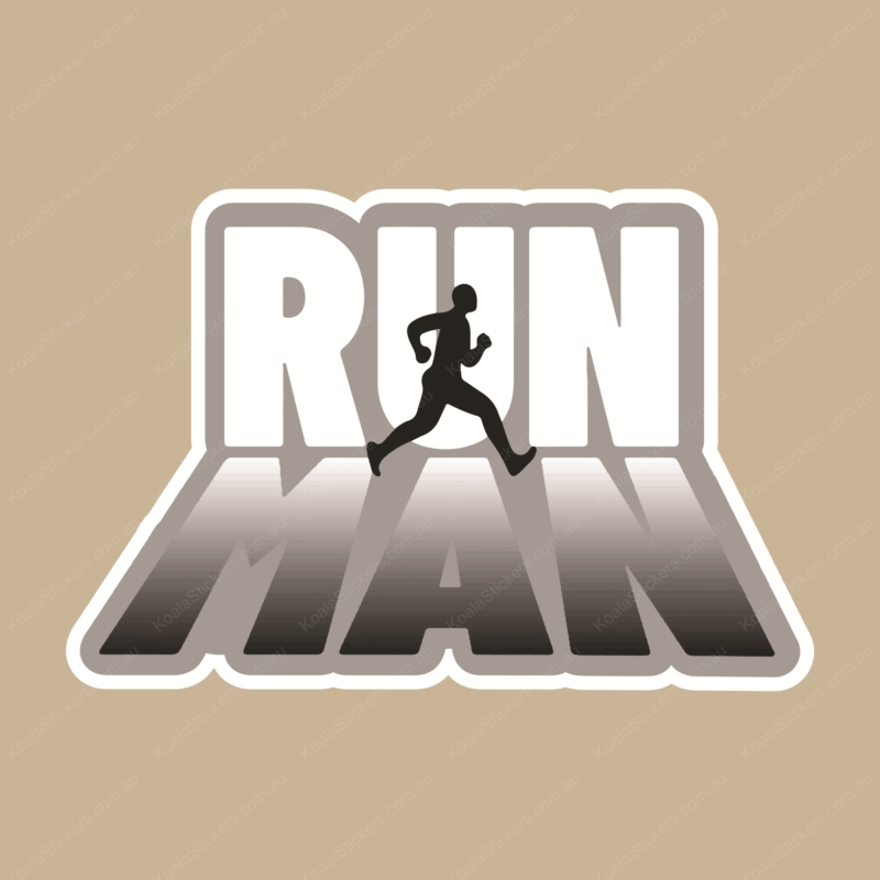 Koala Stickers: Run Man