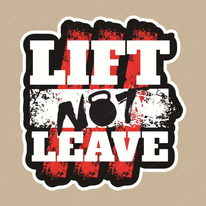 Koala Stickers: Lift Not Leave