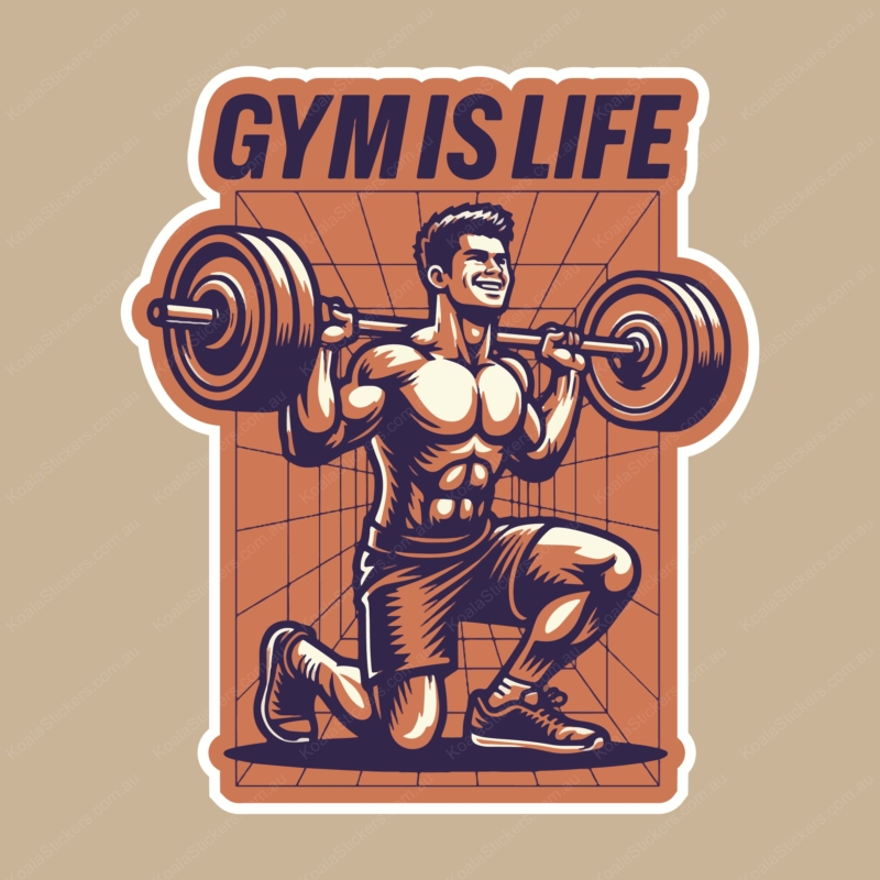 Koala Stickers: Gym is Life