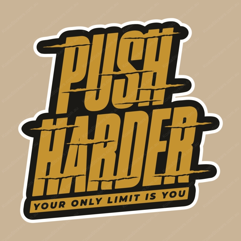 Koala Stickers: Push Harder