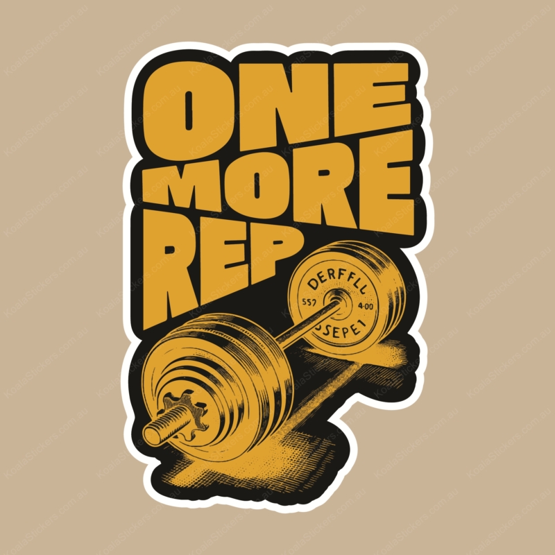 Koala Stickers: One More Rep