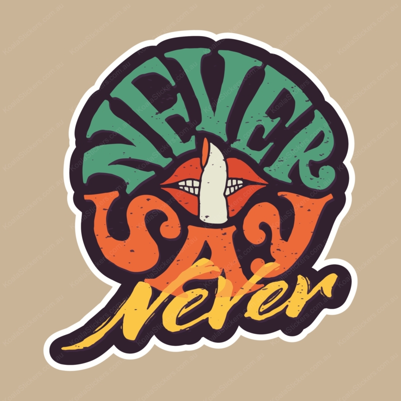 Koala Stickers: Never Say Never