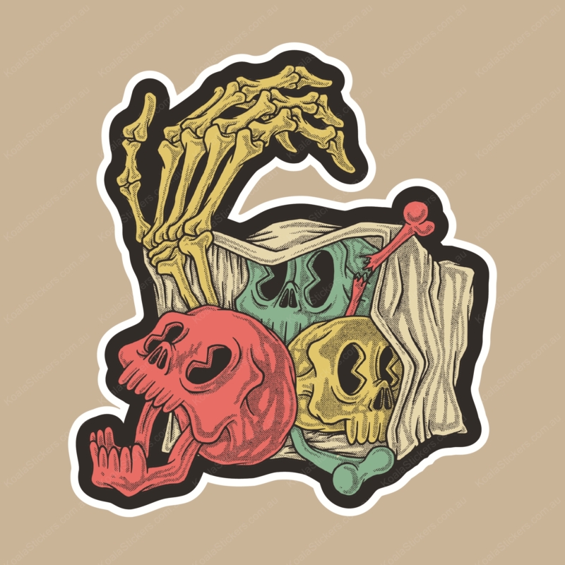 Koala Stickers: Skulls